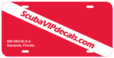 License Plates - Great Promo Item for Dive Shops